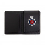 BI-FOLD LEATHER WARRANT CARD HOLDER