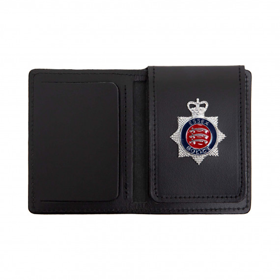 BI-FOLD LEATHER WARRANT CARD HOLDER