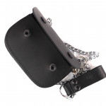 LEATHER BELT MOUNTED KEY POUCH