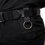 LEATHER HELMET BELT CARRIER